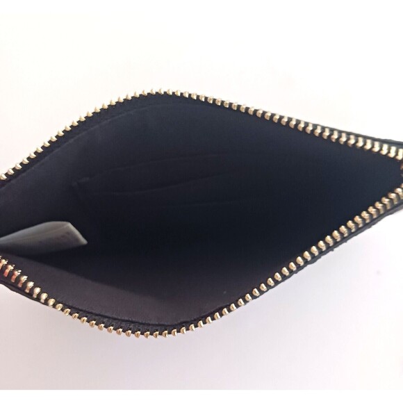 NEW Charlie Paige Blk Glitter Sparkle Wristlet Slim Pouch Zip Top 8X5 - Picture 5 of 6